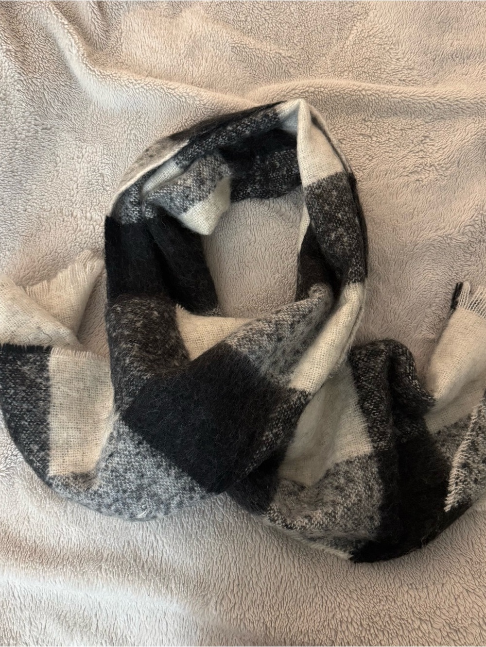 Steve Madden Plaid Blanket Scarf